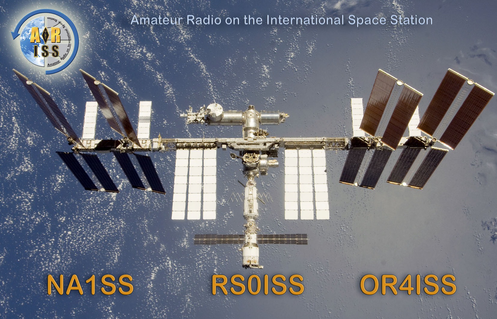 ARISS QSL Cardo (front)